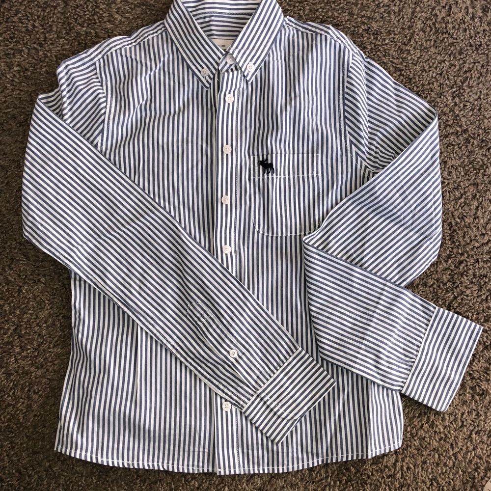 Abercrombie KIDS Button Down Shirt MEDIUM NWT